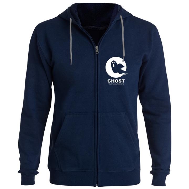 سویشرت مردانه طرح GHOST کد F199 رنگ سرمه ای